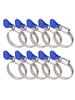 10 Pieces Hose Clamps Stainless Steel Hose Clamps High Clamping Force Non-slip Grooves Secure Hold User-friendly Design