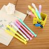2pcs 0.5mm Creative Blowable Flute Shape Gel Pen Cute Cartoon Learning Stationery Water-based Signature Pen