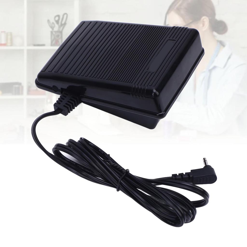 Sewing Machine Foot Control Pedal Lightweight Easy To Use Responsive Sewing Machine Foot Pedal Black Single Hole for HZL 80 B