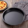1pc Round Pizza Pan 6/8/9/10Inch Microwave Oven Pan Chip Tray Dish Carbon Steel Non-stick Mold Baking Tool Kitchen Supplies TMZ