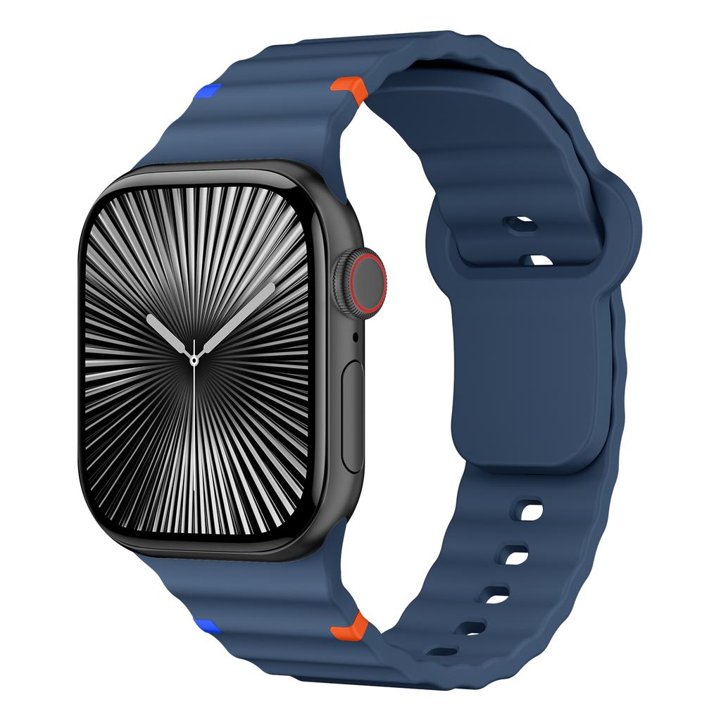 Silicone Straps for Apple Watch Band 44mm 40mm 49mm 45mm 46mm 42mm 38mm 41mm Correa Sport Bracelet iWatch Series 10 SE 9 Ultra 2