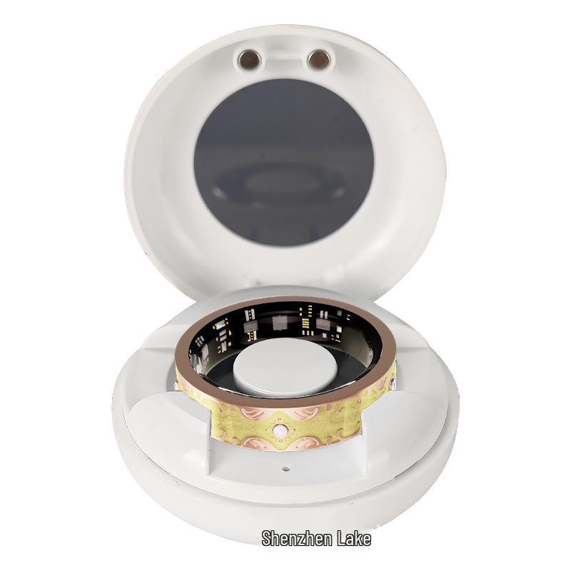 Wasserdichter Bluetooth Smart Ring: Herzfrequenz, Blutsauerstoff, Schlafüberwachung, Emaille-Farbe, Sport-Schrittzähler, Partner-Stil