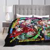 Dandadan Anime Manga Fleece Blanket  Funny Throw Blanket for Home Hotel Sofa  Bedspreads,