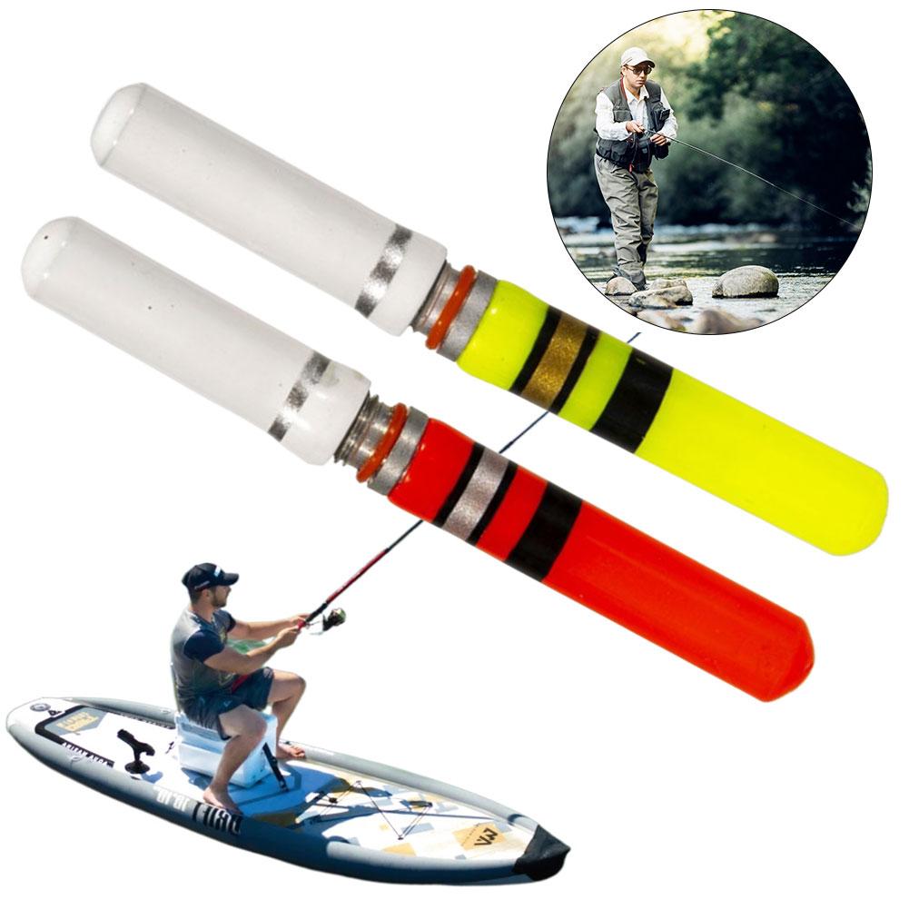 LED Fishing Buoy Waterproof Fishing Glow Stick Portable Night Fishing Light Rod Electronic Light Stick Fishing Gear Accessories