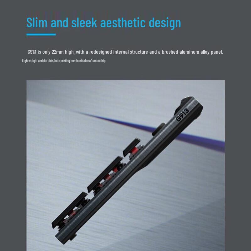 Logitech G913 LIGHTSPEED Wireless RGB Mechanical Gaming Keyboard