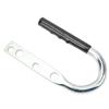 Trailer Coupler Lift Handle Galvanized Steel Rubber Tongue Handle for RV Caravan Boat