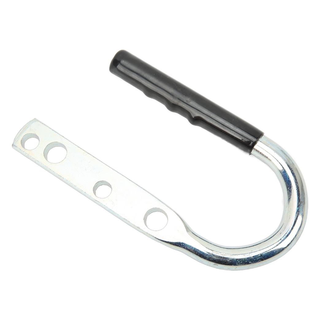 Trailer Coupler Lift Handle Galvanized Steel Rubber Tongue Handle for RV Caravan Boat