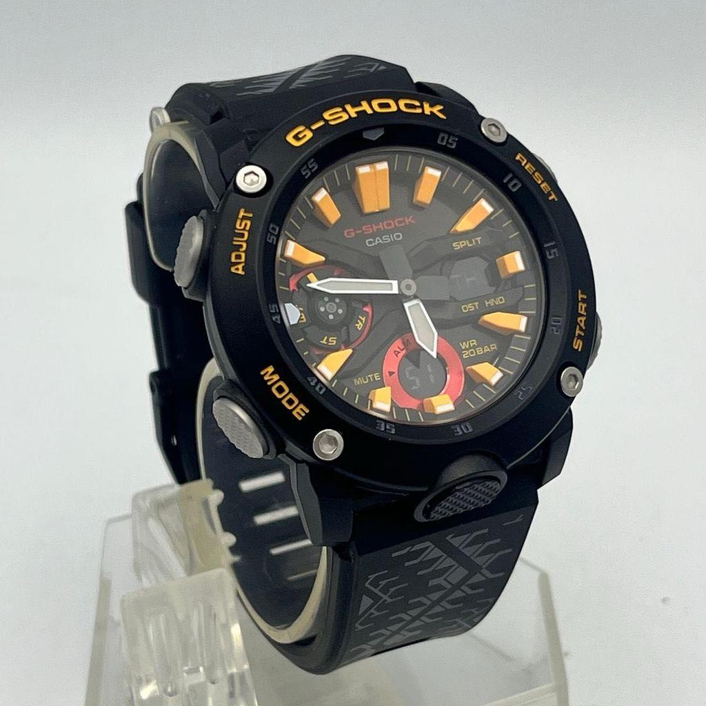 Used Working item G-SHOCK GA-2000 Watch Bhutan Kingdom Special Model CASIO Casio Black Yellow G-Shock