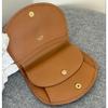 Used 【Beautiful Condition】Celine Macadam Brown-toned Bi-fold Wallet Half-moon 529