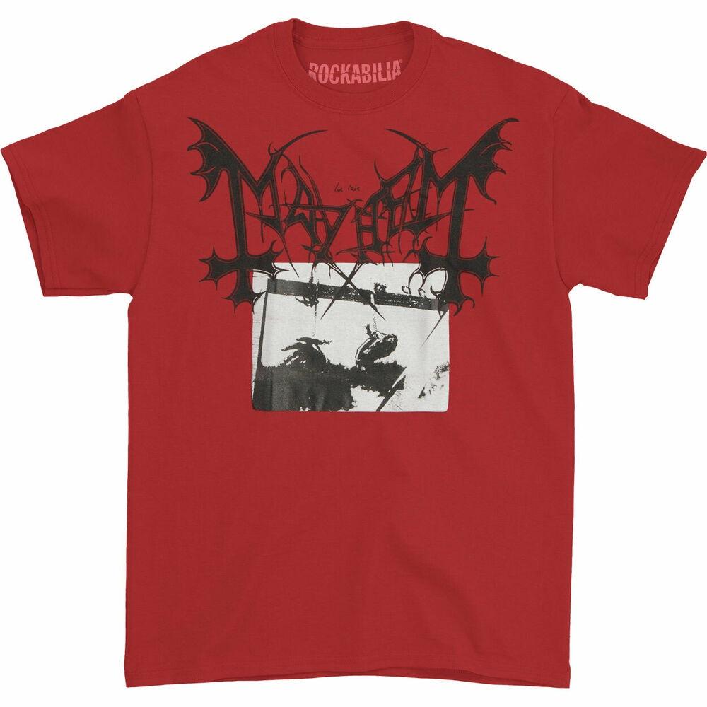 

Футболка унисекс Mayhem Deathcrush красная RockabiliA