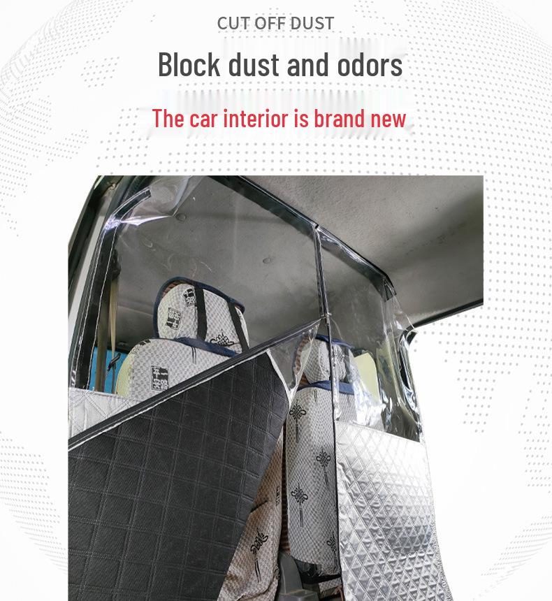 Air Conditioning Partition Curtain for Car Vans - Compatible with Wuling, Changan, Xiaokang, JAC, Jinbei, and Haise