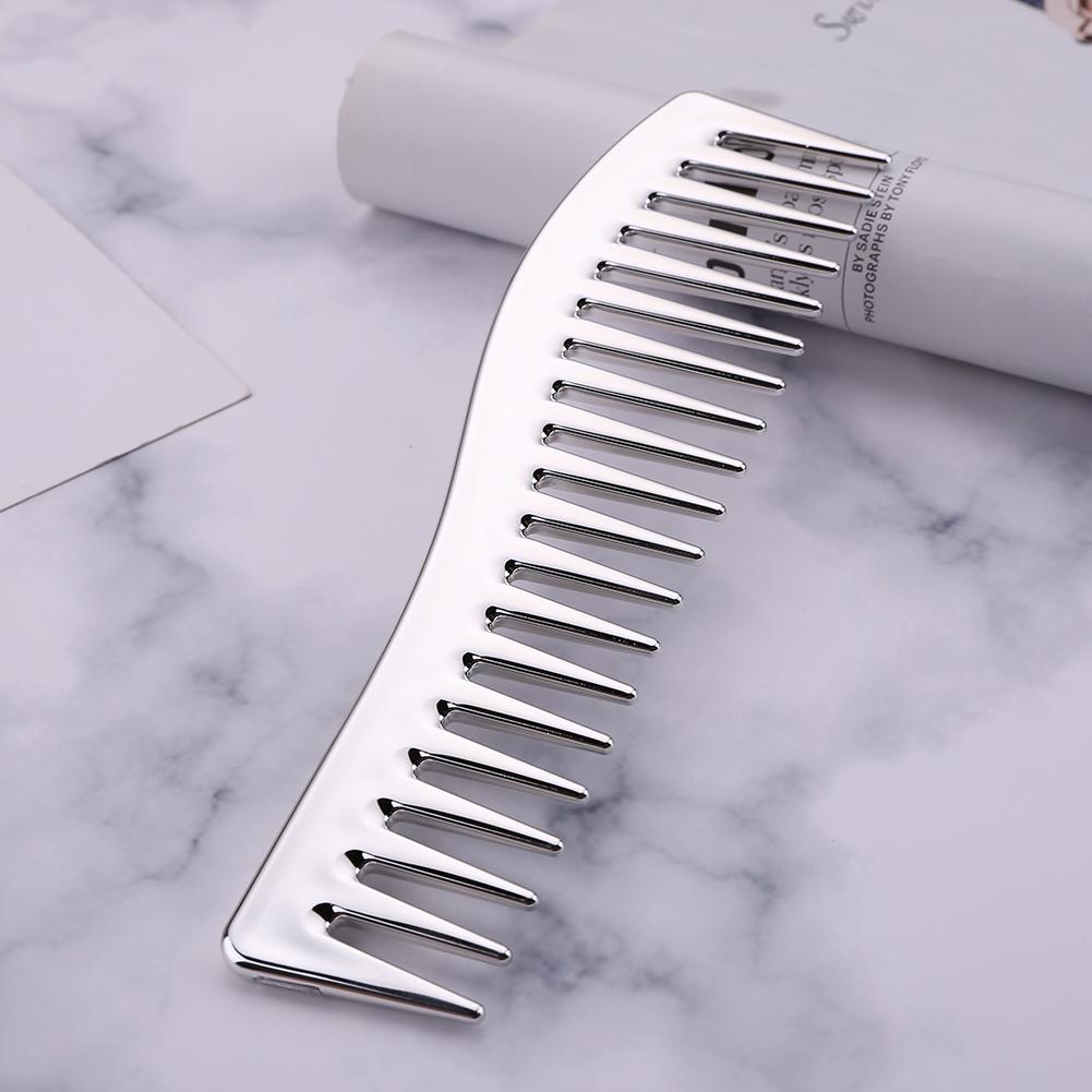 Resin Electroplating Hairdressing Comb Scalp Massage Hair Brush Large Wide Tooth Comb Detangling Comb for Men Women Salon