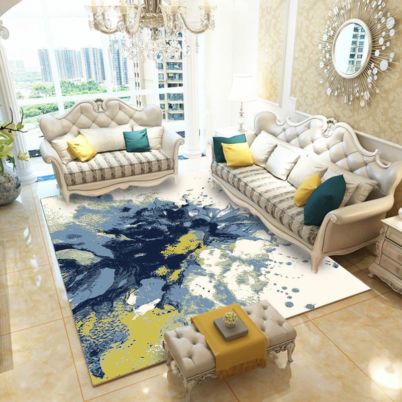 

Журнальный столик с брызгами чернил, диван, прямоугольный коврик для гостиной, спальни, большой ковер, коврик для пола, ковер 40x60cm