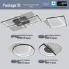 Smart Ceiling Light Package for Living Room - Compatible with Mijia Xiaoai Control