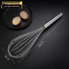 Island Qi Stainless Steel Egg Whisk - Modern, Simple Baking Utensil for Mixing Egg and Cream