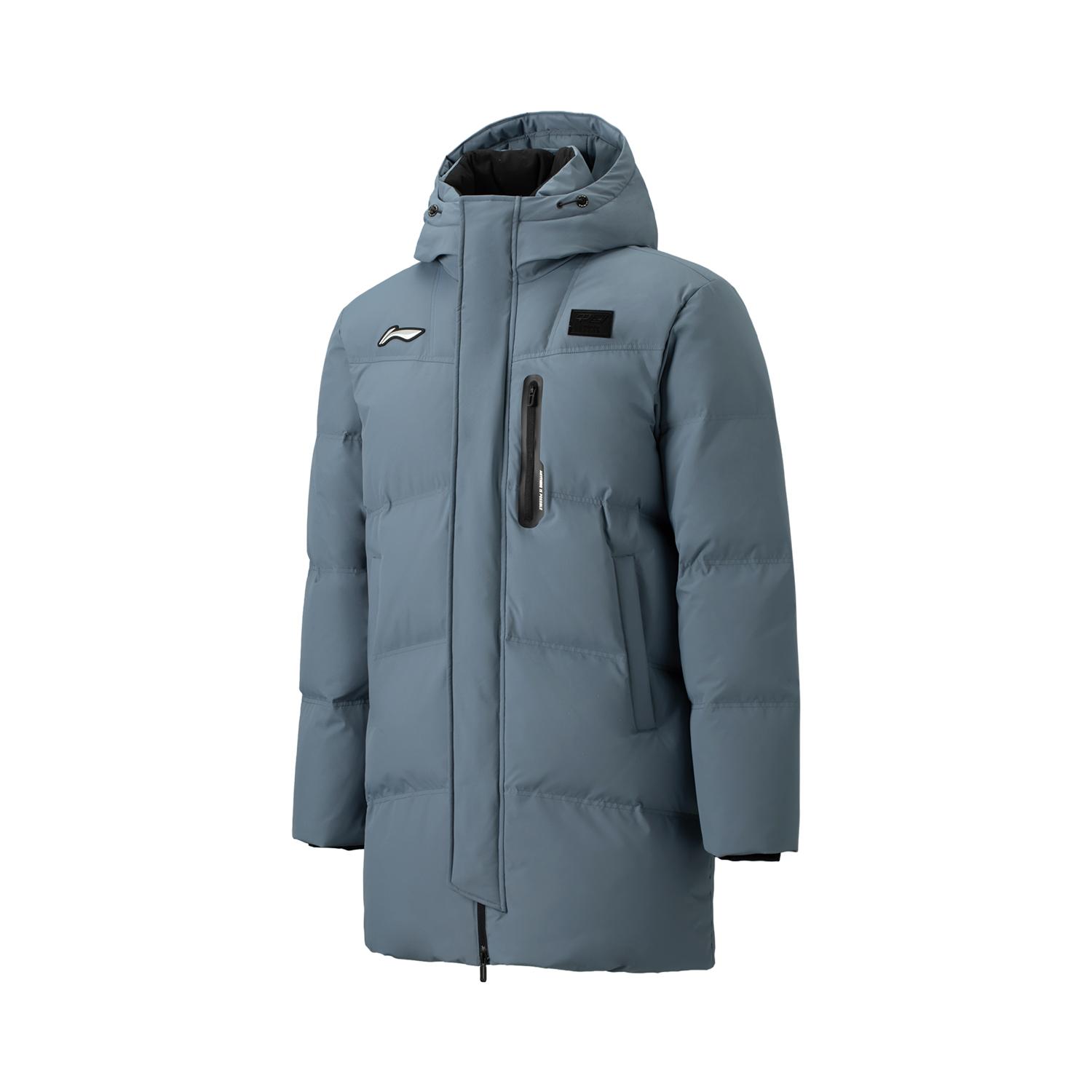 

Li Ning Серия Бадминтон Однотонная Толстовка на молнии Универсальная Повседневная Куртка средней длины с пуховым наполнителем Унисекс Верхняя одежда Лаймово-синяя AYMV133-3 S