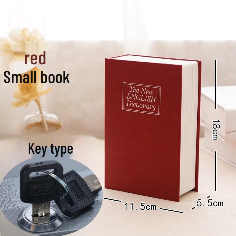 

Large Book Safe Piggy Bank with Combination Lock & Key - Cute Birthday Gift for Kids
