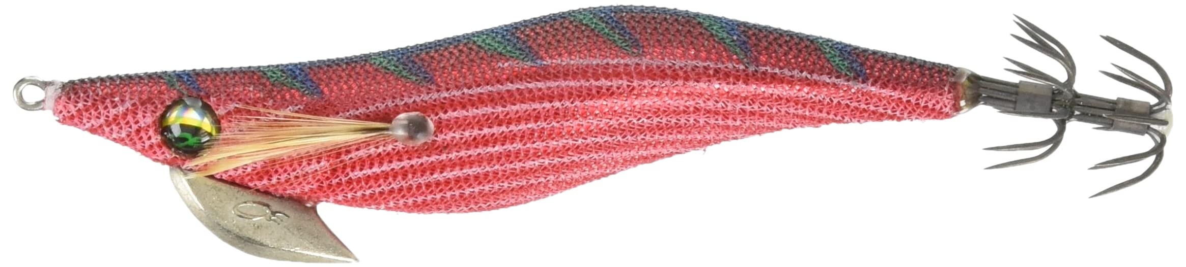 

Daiwa Emeraldas Dart II Type S Squid Brown Cedar 3.0 Lure, Red-Striped