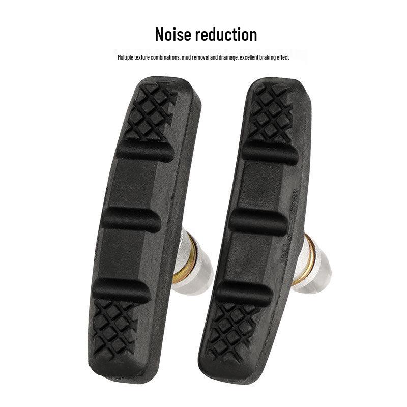 60mm Non-replaceable Brake Pads for Folding Bike, Small Wheel Bike, Aluminum Rim V-Brake Front Pads.
