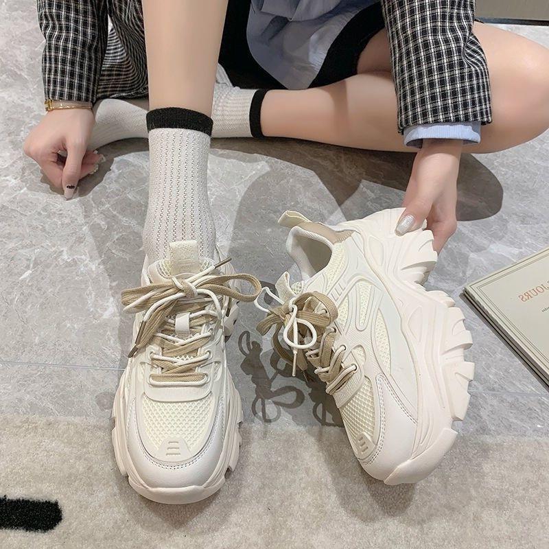 Shoes ins commuter platform dad shoes 22 spring and autumn new casual heightening casual shoes 35 синий