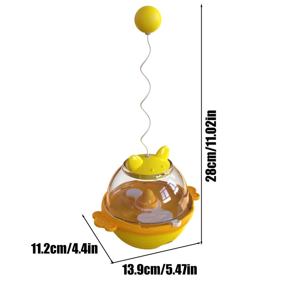 Cat Treat Toy Treat Puzzles for Indoor Cats Interactive Pet Playing Training Supplies for Kittens Home Garden Balcony Bedroom