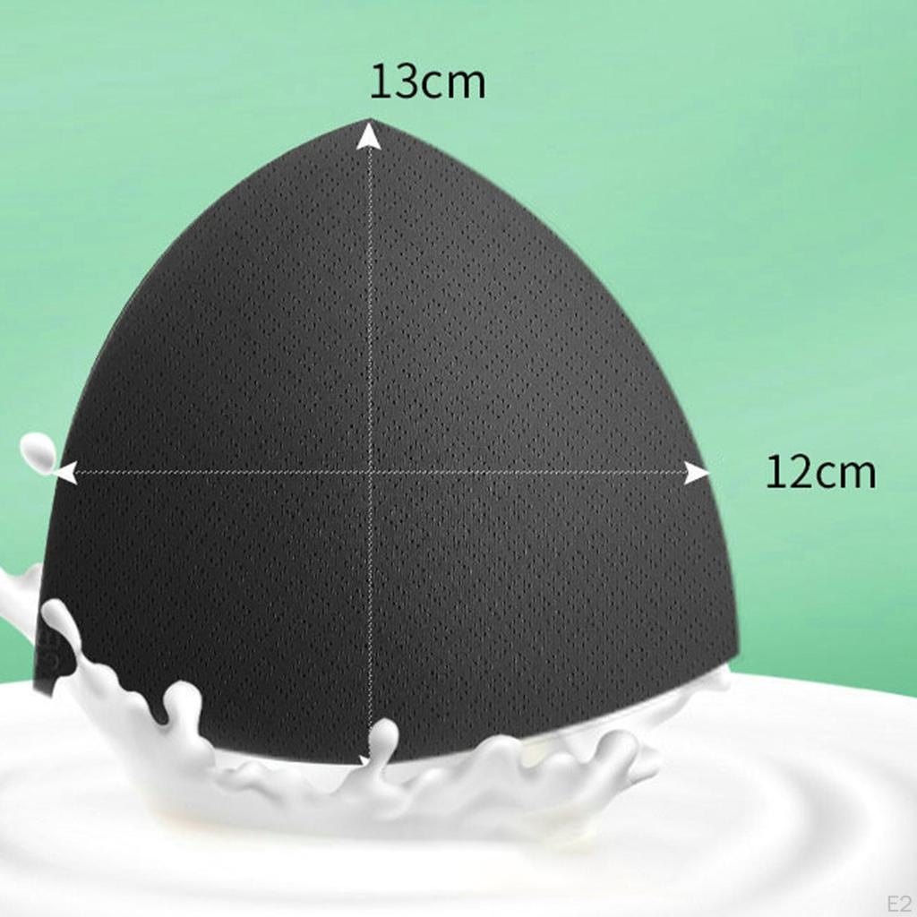 3 Pairs Bra Pads Inserts, Breathable Triangle Women Foam Insert for Sports Swimsuit Replacements