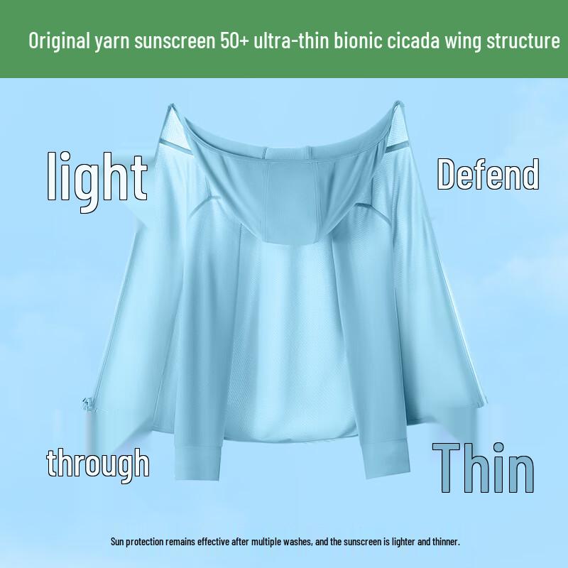 Jeanswest Men's UPF50+ UV Protection Breathable Summer Sun Jacket