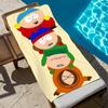 funny kawaii cartoon art S-South Park soft Beach Towels Trip swim Pool bathing Towel Gym Spa home Decor Gift Holiday Vacation