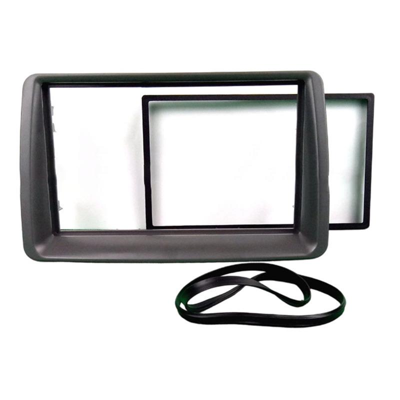 2 Din For Fiat Panda 169 2003-2012 Radio DVD Stereo CD Panel Dash Mount Trim Kit Bezel Frame Installation Trim