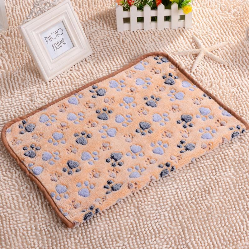 Autumn & Winter Warm Coral Fleece Dog Blanket