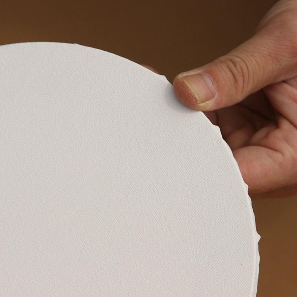Round for Artist Painter Oil Paint Thicken Picture Frame Drawing Board Painting Board Circle Canvas