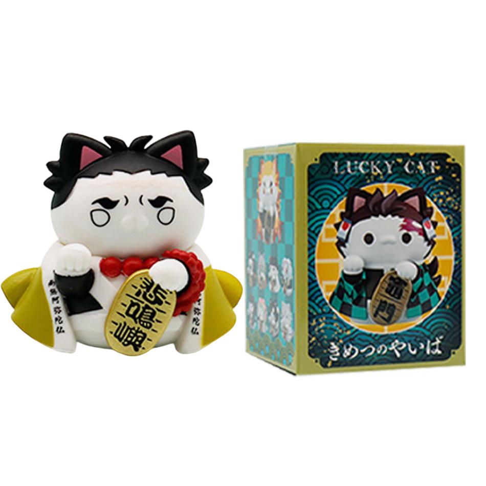 NEW Demon Slayer Anime Figure Toy-Kimetsu No Yaiba MEGA CAT PROJECT Tanjiro Nidouzi Inosuke Zenizu Figurine Model Doll Gift