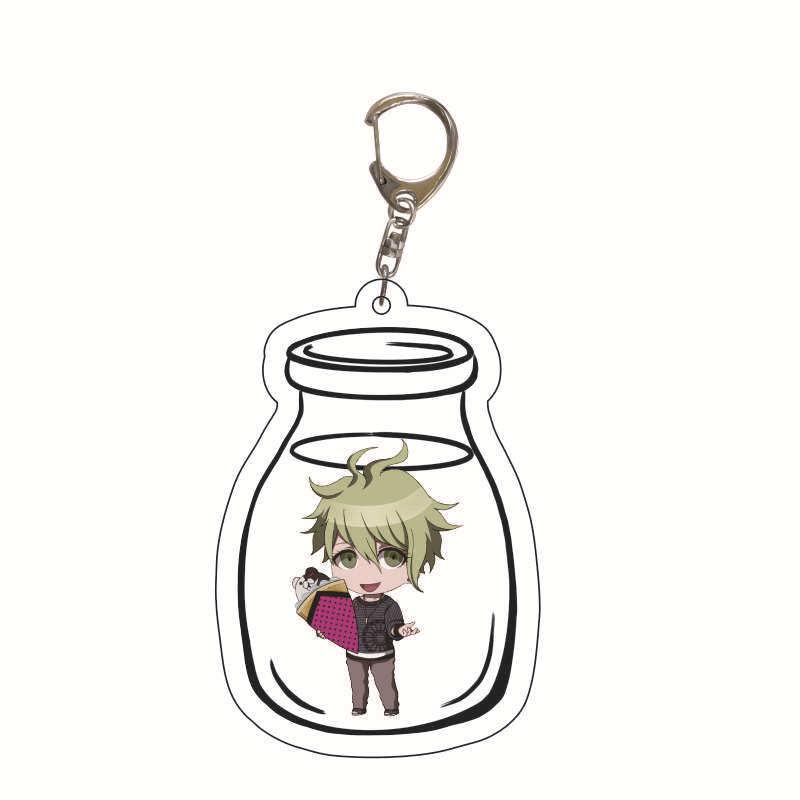 Danganronpa Monokuma, Makoto Naegi & Junko Enoshima Acrylic Keychain Charm Figure