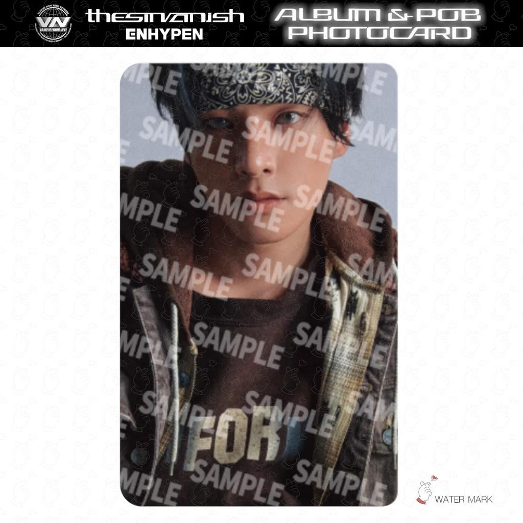 VORBESTELLUNG ENHYPEN THE SIN VANISH ALBUM Fotokarte Japan POB Glücksziehung OFFIZIELL FORBIDDEN AFTERLIGHT STORM FUGITIVES