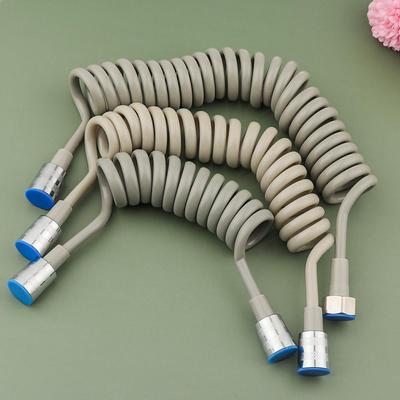 1.5/2/3 metros Flexible Anti-enredo Estilo Cable de Teléfono Tubería de Conexión para Aspersor de Baño Manguera de Ducha de Resorte Inodoro Bidé Fontanería de Agua