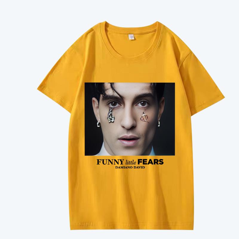 Vtipné tričko Malé strachy pánské dámské Oversized 100% bavlna krátký rukáv Letní chladivé Unisex plus size topy