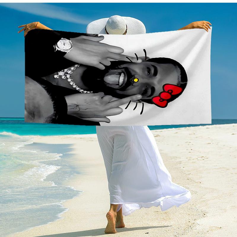 Drake Fashion Beach Towel: Ideal for Summer Adventures Soft, absorbent and quick drying suitable for swimming and bathing