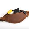 Cowhide Men's Waist Bag Genuine Leather Shoulder Chest Fashionable Soft Trendy Sports