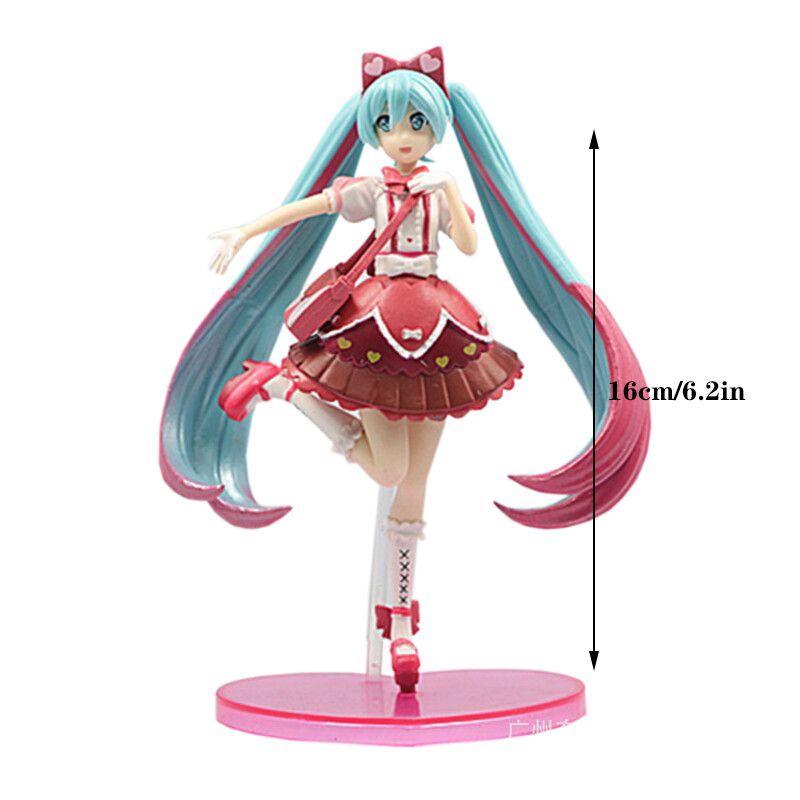 Hatsune Miku Cartoon Virtual Singer Manga Statue Figurines Stunning Collectible Model Toy