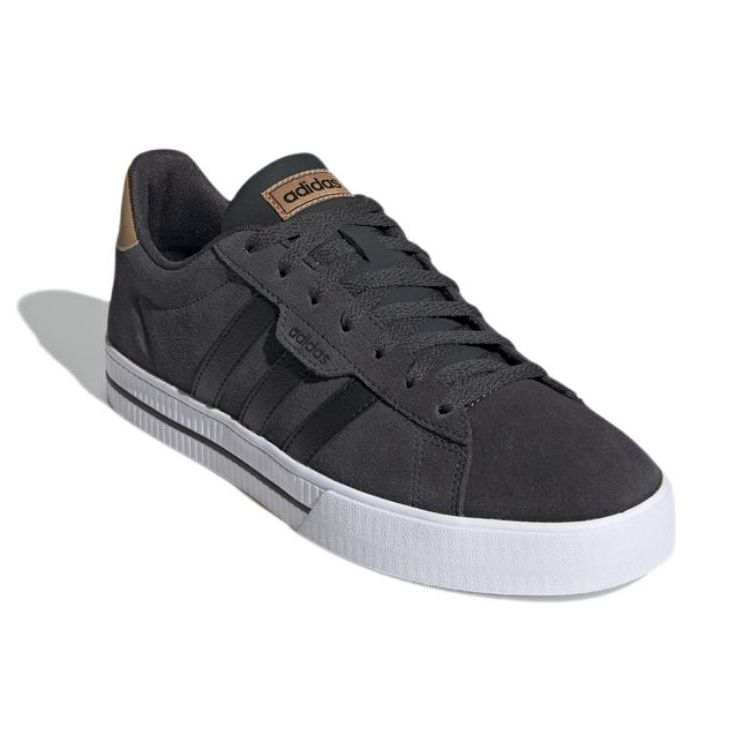 Adidas Neo Daily 3.0 Slip Resistant Lightweight Low Top Skate Shoes Men Sneakers Black Brown FY2923