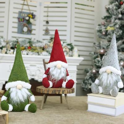 Christmas Gnome Plush Faceless Doll Handmade Swedish Tomte Christmas Elf Decoration New Year Gifts Xmas Decor for Home Desktop