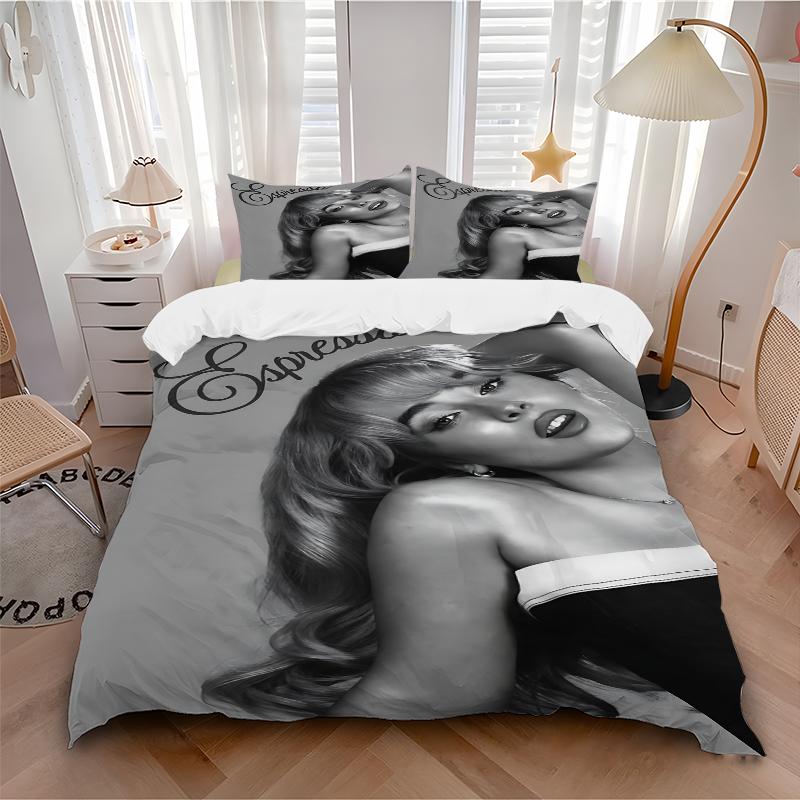3Pcs Expressive Fashion Model Bedding Sets For All Sizes New 3D Printed Bed Cover Comforter Duvet Cover Pillowcase Bedroom Decoration