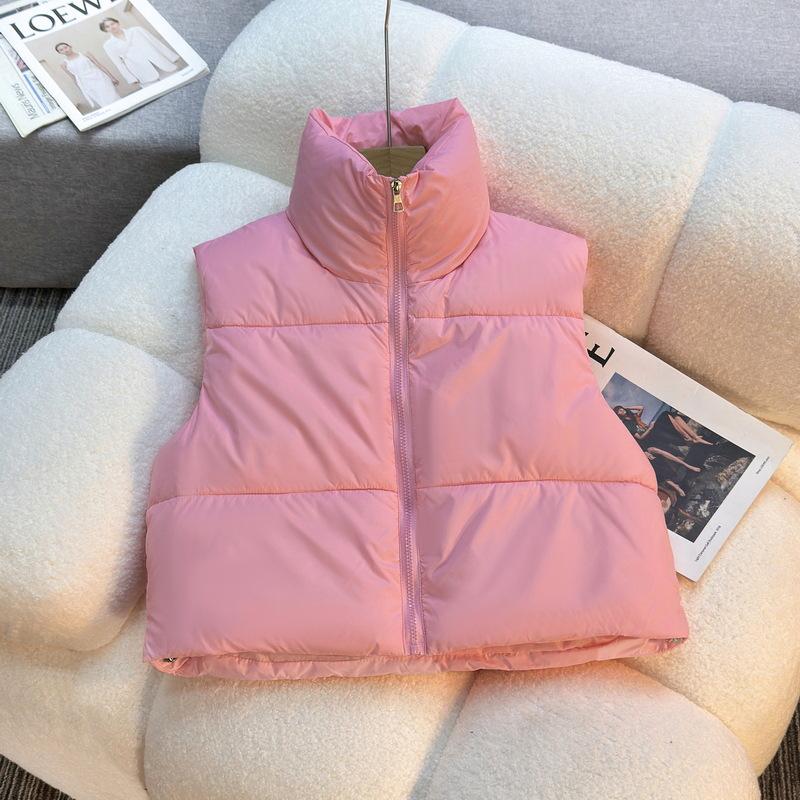 Autumn and winter women's vest vest five-color short sleeveless cotton vest women