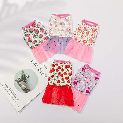 Pet Costume Puppy Cute Princess Skirt Dog Cartoon Skirt Pet Clothes Puppy Costume