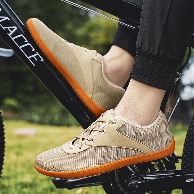 Men's Wide Toe Training Shoes Breathable Knitted Women Walking Shoes Gym Fitness Sneakers Elastic Sports Shoes