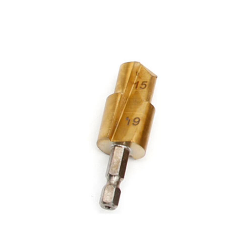 6,35 mm Sechskantschaft Stufenbohrer Wasserrohr Aufweitbohrer Wasserrohr Reibahle für Klempner Reparatur Elektrowerkzeugteile