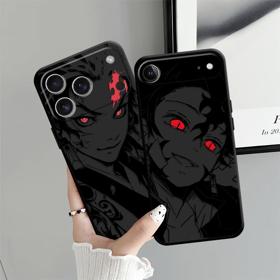 Hot Demonss Anime Slayers Soft Back Phone Cover Case for iPhone 15 Plus X XS XR 7 8 13 Mini 11 17Air 17 16 Pro Max 12 SE 14