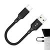 25cm Portable Ultra Short USB Fast Charging Cable For Power Bank MP3 MP4 CameraiPhoneXiaomiOneplus Phone Type C MicroCord