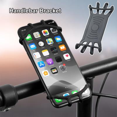 Uchwyt na telefon na rower Silikonowy pasek do interfejsu komputera Garmin Regulowany Antypoślizgowy Uchwyt na telefon komórkowy do roweru górskiego MTB szosowego skutera Elastyczny