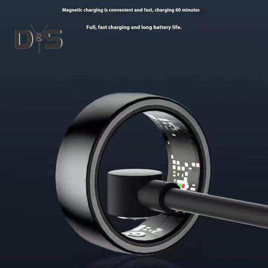 Smart Ring Fitness Tracker Ring with Motion Tracking IP68 Waterproof Bluetooth-compatible Sleep Monitor Health Tracker Ring